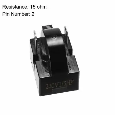 Холодильник стартер PTC реле 15 Ohm 2 Pin+ компрессор устройство защиты от перегрузки