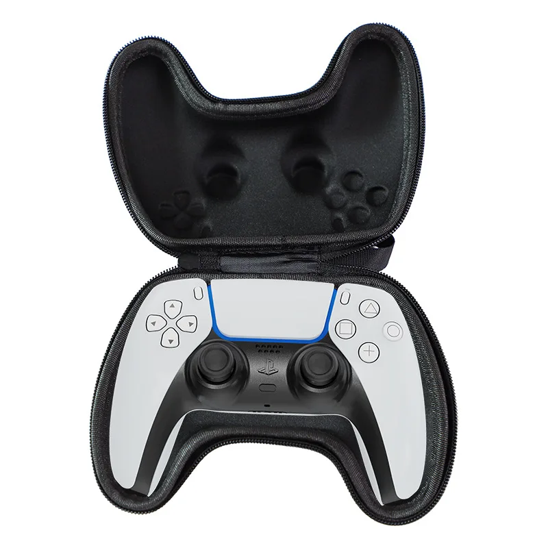 

EVA Storage Bag For PS5 Gamepad Dual Sense Controller 360° Full Protection Dustproof Shell Soft Carrying Case For PlayStation 5
