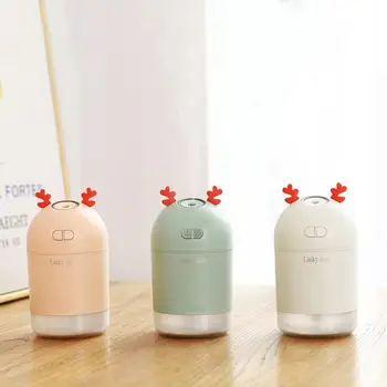 

Lucky Deer Humidifier Usb With Ambient Light Plug Ins Small Cute Shape Mini Portable Home Office Humidifier