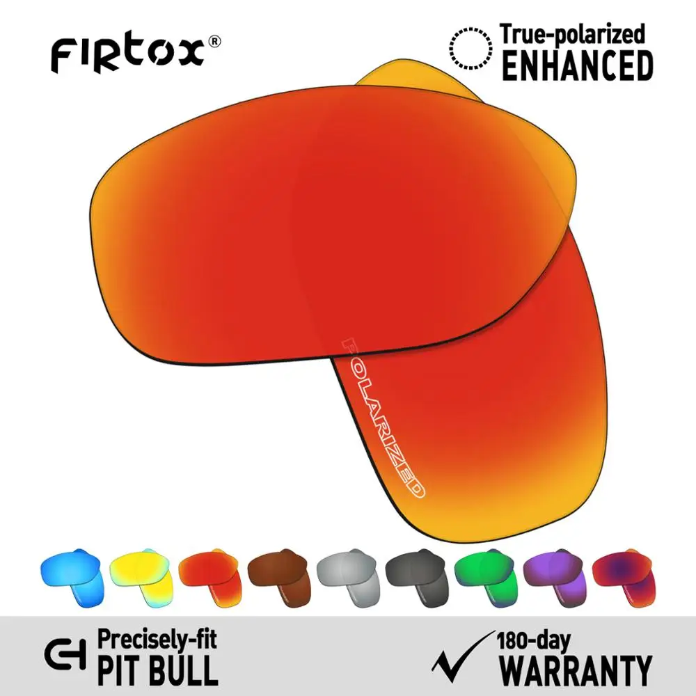 

Firtox Anti-Seawater Polarized Lenses Replacement for-Oakley Pit Bull OO9127 Sunglasses (Lens Only) - Multiple Colors