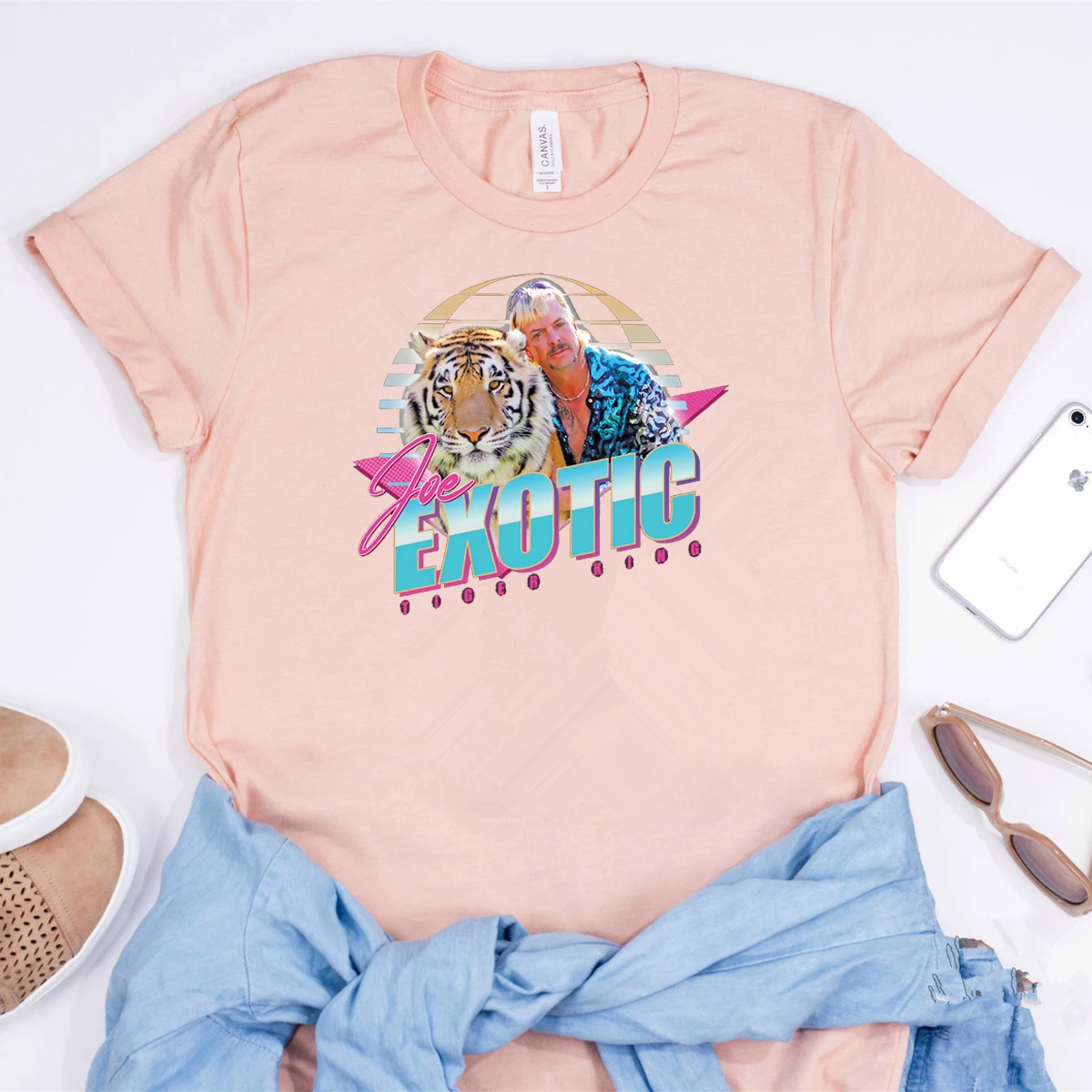 New Tiger King T-shirt Joe Exotic 80's Shirt Funny Tiger Graphic Tee USA Retro TV Show Tees 5