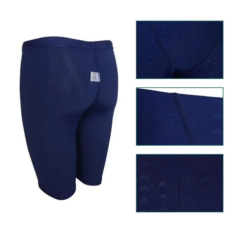 

Quick Dry Men Swimwear Waterproof Long Trunk Men's Swim Jammers Plus Size