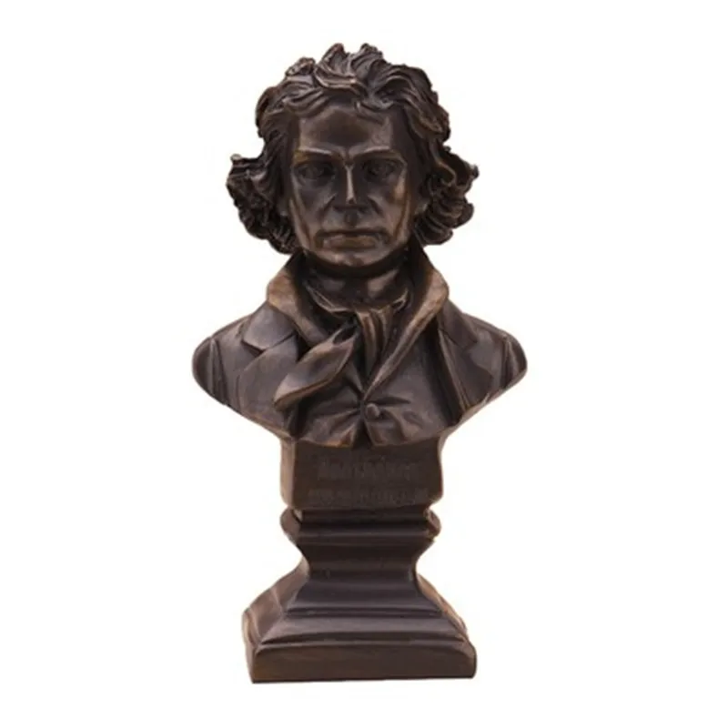 

Musicians Strauss, Mozart, Schubert, Beethoven, Chopin, Tchaikovsky Statue Resin Art&Craft Home Decoration A596
