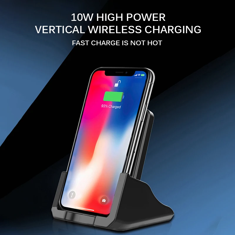 Беспроводное зарядное устройство с держателем телефона для Xiaomi для Iphone быстрое зарядное устройство для huawei быстрая Беспроводная зарядка подставка Беспроводное зарядное устройство