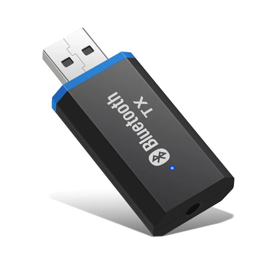 Bluetooth 5,0 аудио передатчик ТВ ПК без драйвера USB аудио ключ передатчик мини стерео 3,5 3,5 мм AUX Jack беспроводной адаптер