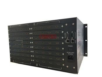 

Max. 32x32 Mixed HDMI Matrix Switch Switcher Housing Chassis Case Slot Plug-in HDCP 1080P 4K*2K HDMI/DVI/VGA/AV Ethernet APP