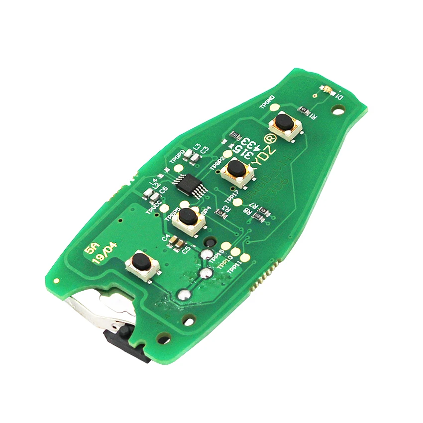 Замена дистанционного PCB платы Fob KYDZ 3 кнопки 433 МГц для Volkswagen T-ouareg 2011
