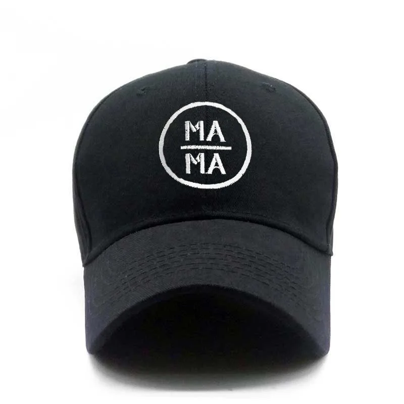 Black MAMA Бейсболка для родителей и детей, для мамы и ребенка, DADA Trucker, Повседневная Кепка для папы, черная бейсболка, Кепка для мамы и дочери - Цвет: Black MAMA