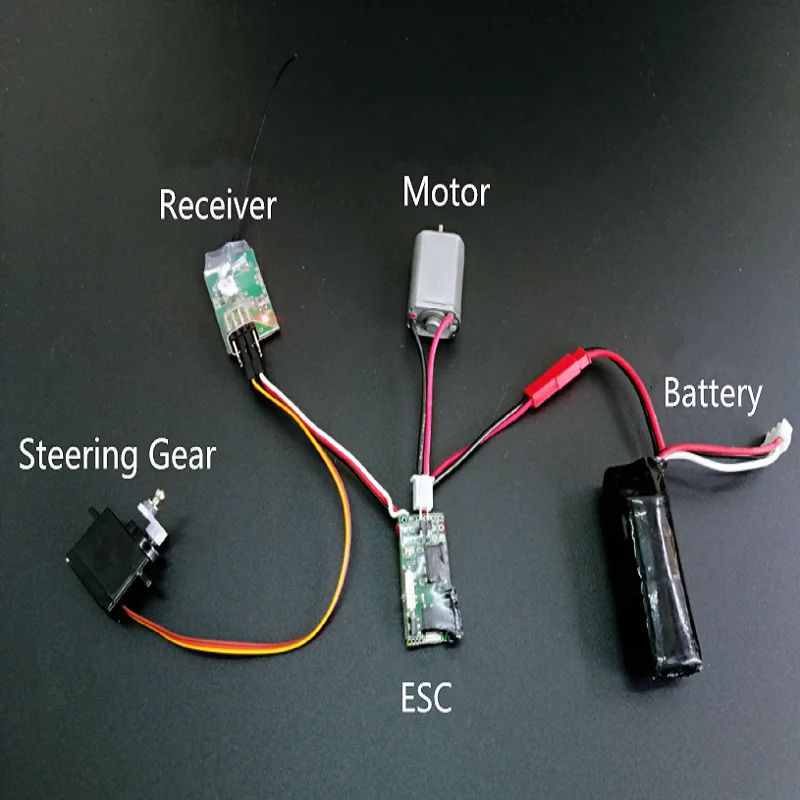 Refit 8A Brush Electronic Speed Controller ESC for Mosquito Cart MINI-Q MINI-D 1/28 Wltoys RC Car Upgrade Parts Universal image_1