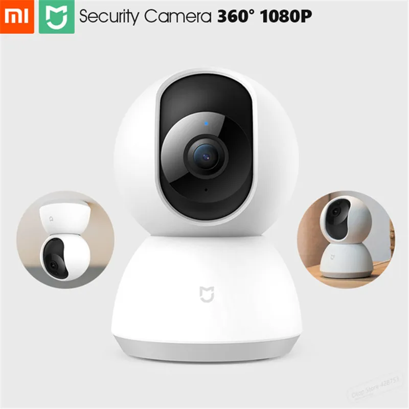 Оригинальный Xiaomi mi jia умный дом безопасности Cam 1080P HD 360 градусов ночного видения