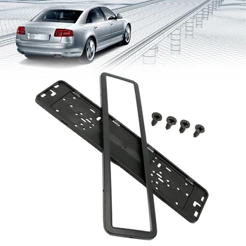 

1pcs Car Universal European Russian License Plate Frame Holder Vehicle License Frame Stainless Steel Auto Accessories