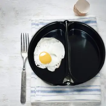 

Omelette Maker Portable Folding Non-Stick Egg Frying Pan Cookware For Breakfast Making