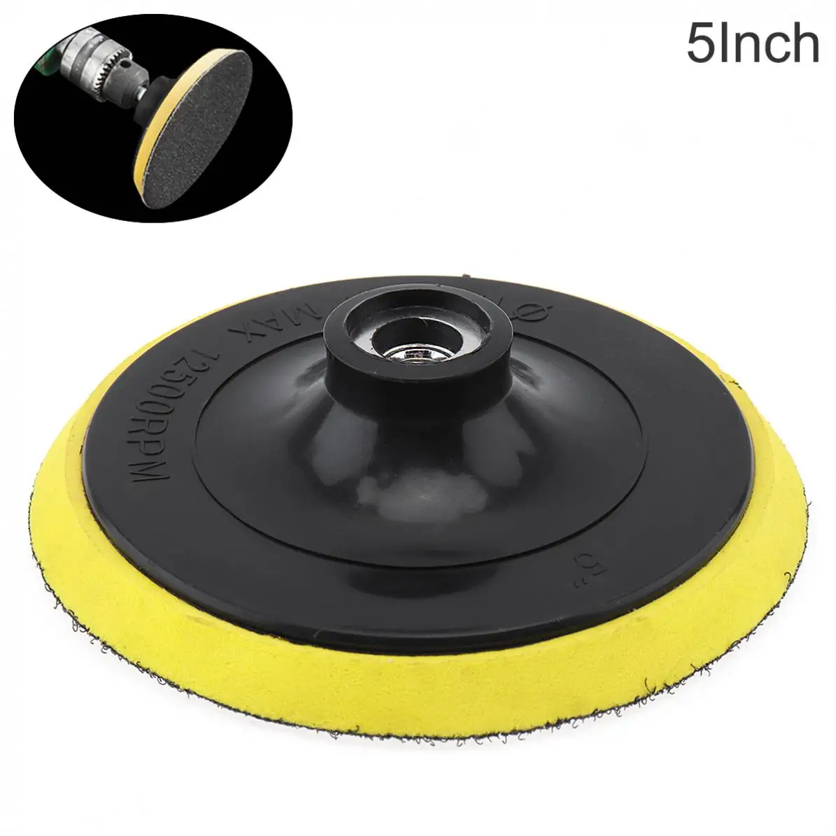 Polishing Pad 5" Polishing Disc Suction Cup Self adhesive Sandpaper