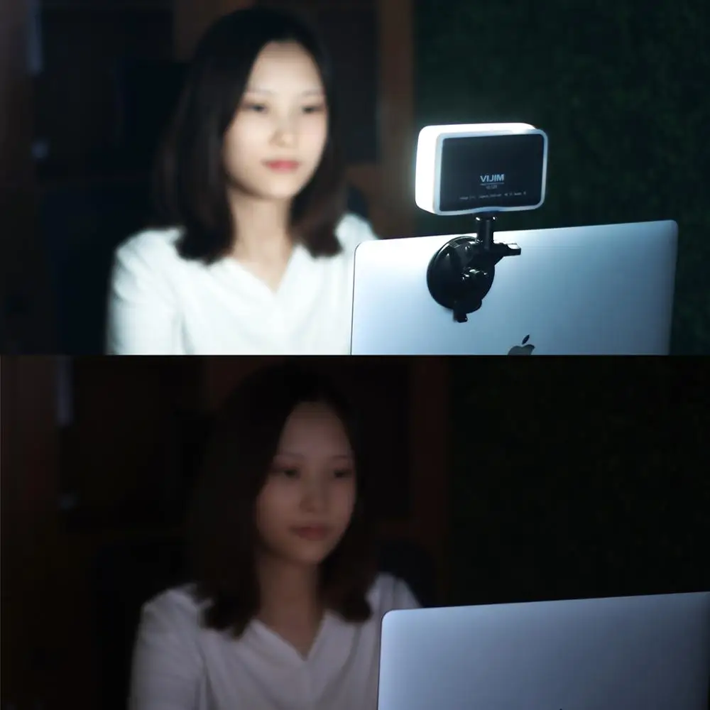 Conduziu a Luz de Vídeo com Softbox e Cor Filtra a Luz para a Iluminação de Vídeo Luz de Preenchimento Ulanzi Vijim Conferência Vl120 3200k-6500k Rgb - Image 4