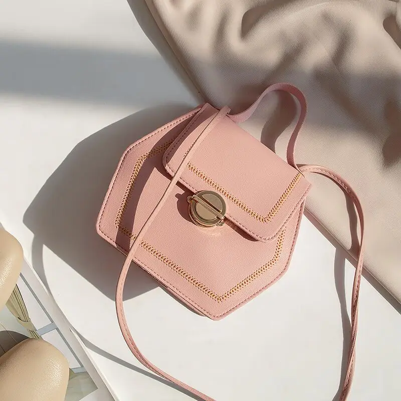 Pink Vento Marea маленькие женские сумки женские сумки через плечо для мобильного телефона Стильные Сумки из искусственной кожи повседневные женские сумки через плечо для девушек - Цвет: Pink