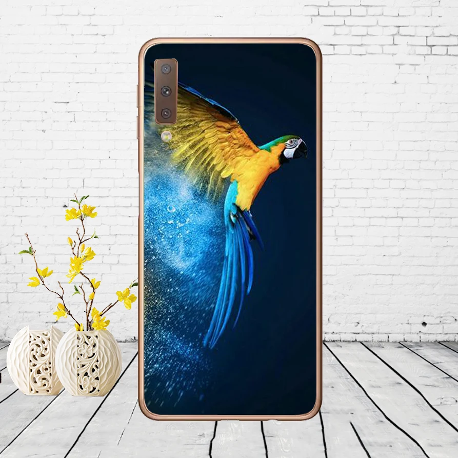 D17 Чехол для samsung Galaxy A7 силиконовый чехол для телефона с принтом чехол-накладка на заднюю крышку для samsung A7 A750 A750F 6,0 дюймов - Цвет: D17