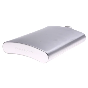 

New Whiskey Pocket 10oz Hip Flask Liquor Alcohol With Stainless Steel Screw Cap