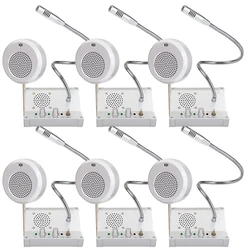 Catel ct106 4 pces 3w dupla maneira sem fio janela intercom sistema contador para banco, hospital, clínicas, estação ferroviária
