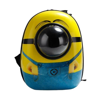 

High quality yellow Backpack for dog/cat Transparent Window Bags Backpacks Carrier For small Dogs cats pets Fashion pet bags