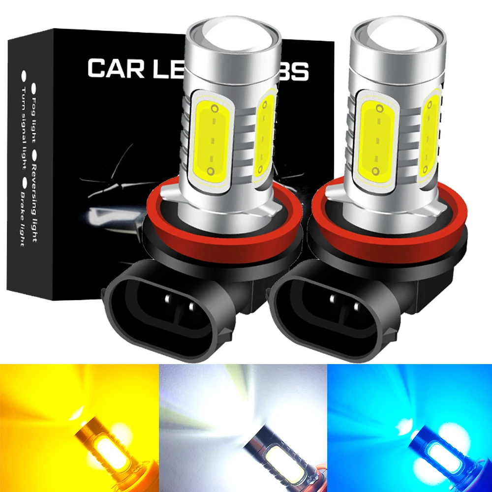 2x H8 H11 LED 9006 HB4 HB3 LED Fog Lights for Skoda Kodiaq Superb