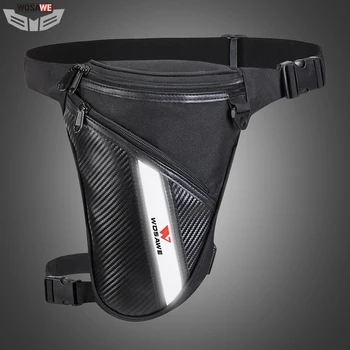 

WOSAWE Motorcycle Leg Bag Waist Pack Motocross Racing Oxford Cloth Riding Travel Large Capacity Wear-resistant Cell Phone Bags