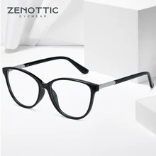 ZENOTTIC очки оправа для женщин оправа для очков в стиле кошачьи глаза оптический анти синий светильник для женщин дизайн очки