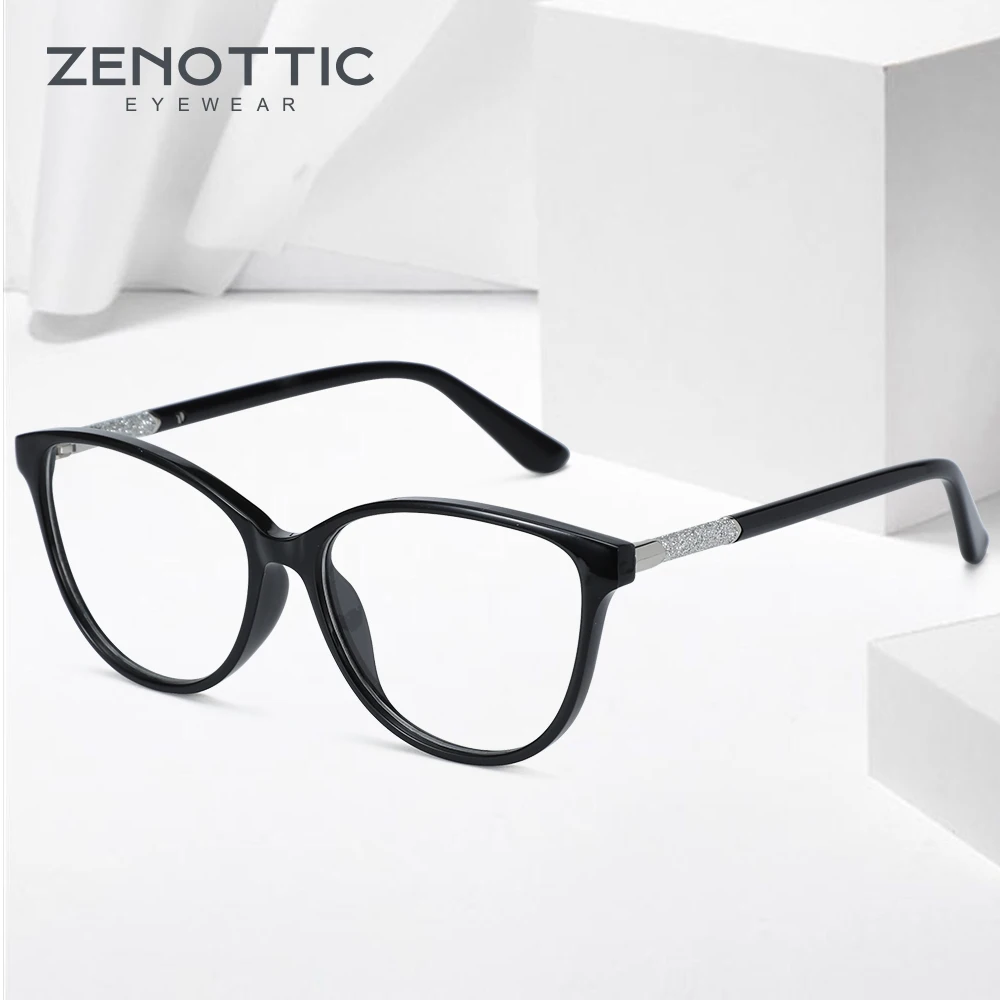 

ZENOTTIC Eye Glasses Frame For Women Cat Eye Glasses Frame Optical Women 2019 Design Spectacle Frame Eyewear BT70910