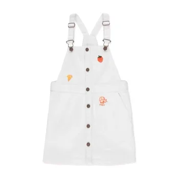 

IN STOCK TC Same Paragraph 2020 Spring and Summer Cartoon Embroidered Strap Dress Girl Summer Dress
