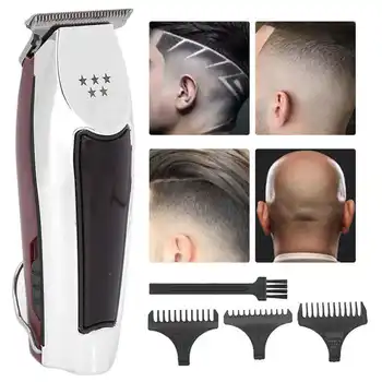 

Electric Hair Clipper Retro Hair Trimmer Professional Salon Hair Cutting Tools for Men USB Rechargeable Hair Cutter Machine