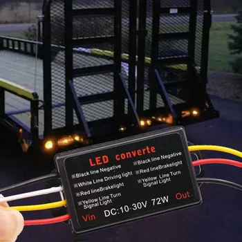 

Truck DRL Controller Pick-Up LED Brake Flash Side Light ABS+circuit board