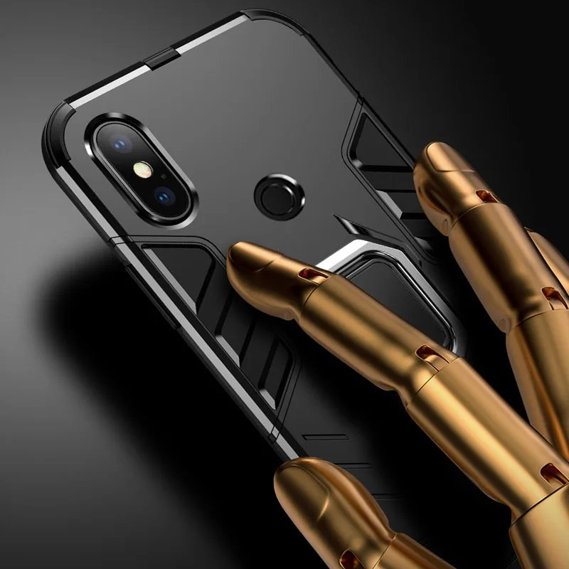 2 шт. магнитный металлический чехол с кольцом для Xiaomi Redmi S2, магнитные противоударные мягкие чехлы для телефонов Xiaomi Redmi S 2, чехол для телефона, задняя крышка для Xiaomi RedmiS2