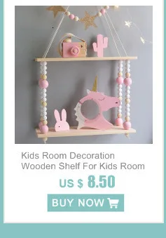 Украшение для детской комнаты деревянная полка для детской комнаты для мальчиков и девочек декор для стен полка
