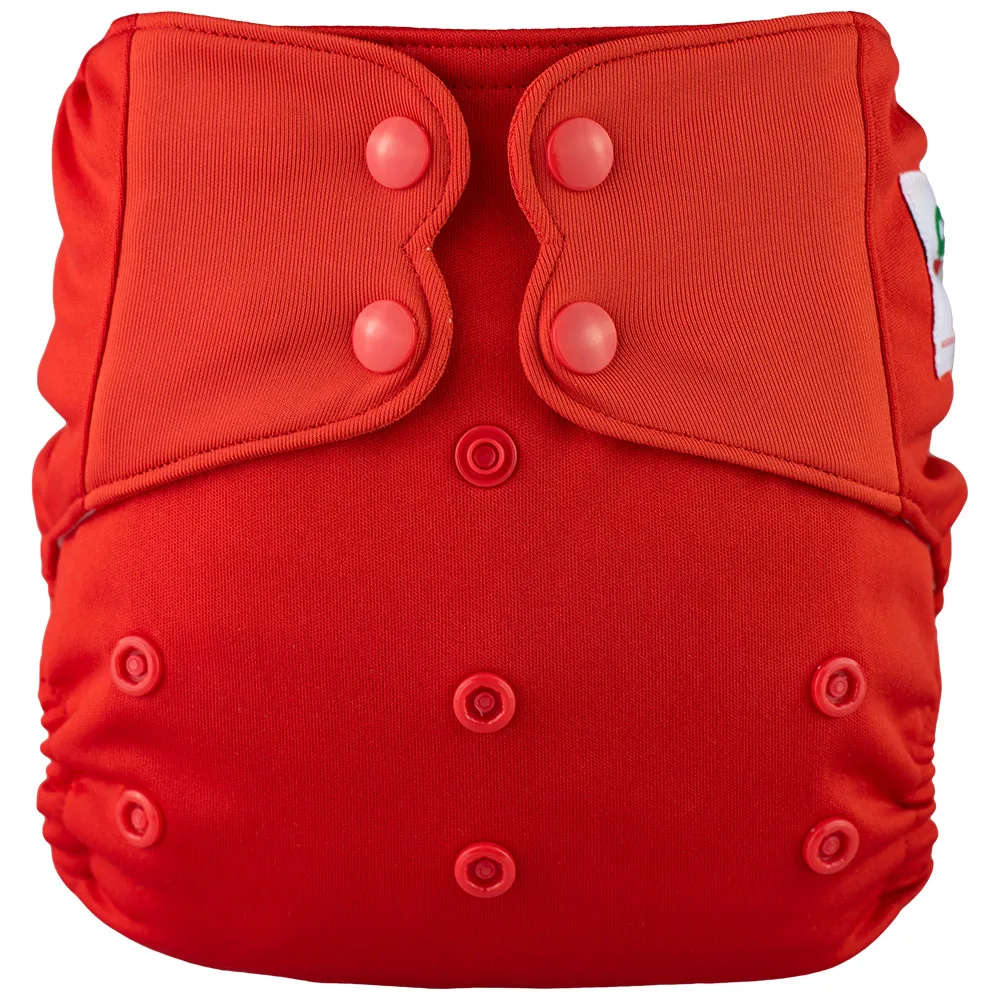 Elfappy подгузник однотонный без карманов моющийся регулируемый детский тканевые