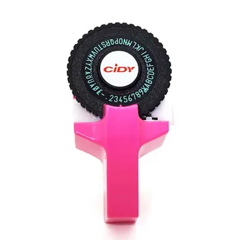 

Mini Manual Printer Label Embossing Typewriter Bar Code Machine Portable Labeling Machine with Decorative Label Tape