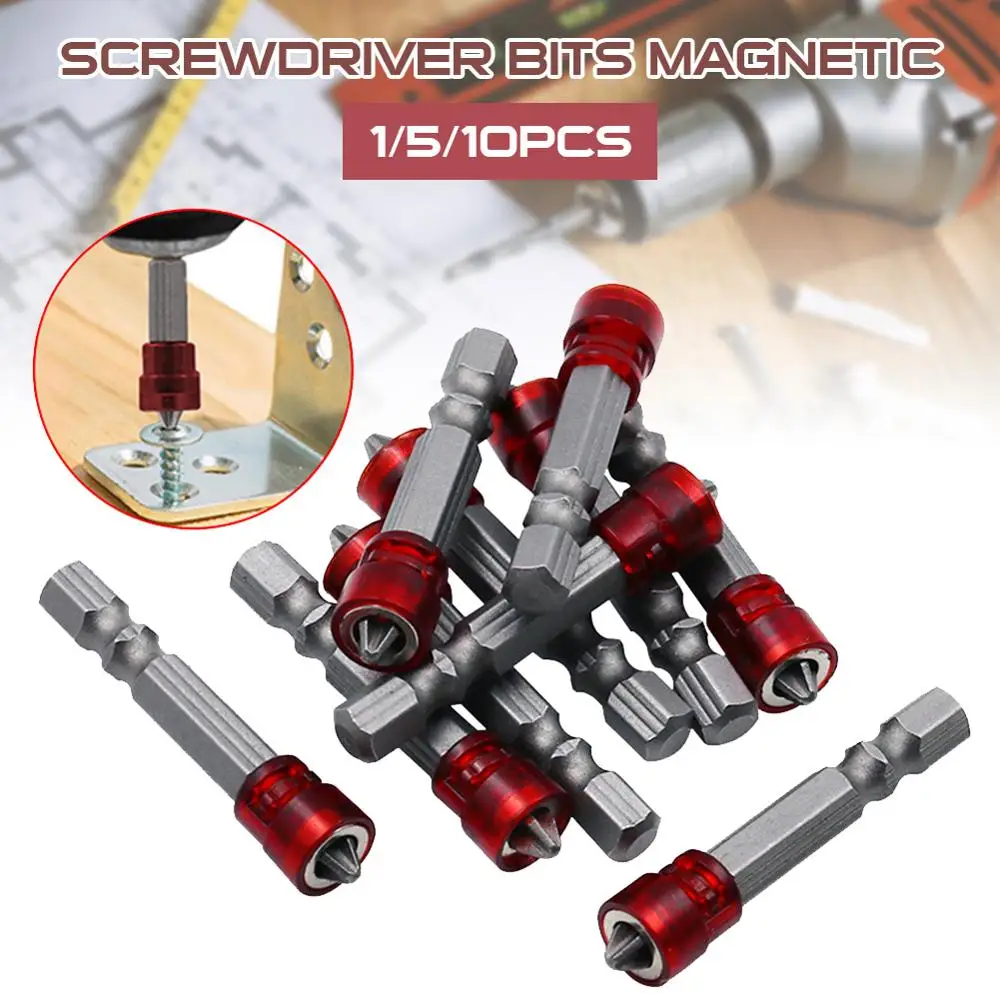 

Screwdriver Bits Magnetic Tip 1/4" Hex For Shank For Phillips Tip Power Tool Drill Kits Screwdriver Set Accessories Bit Set