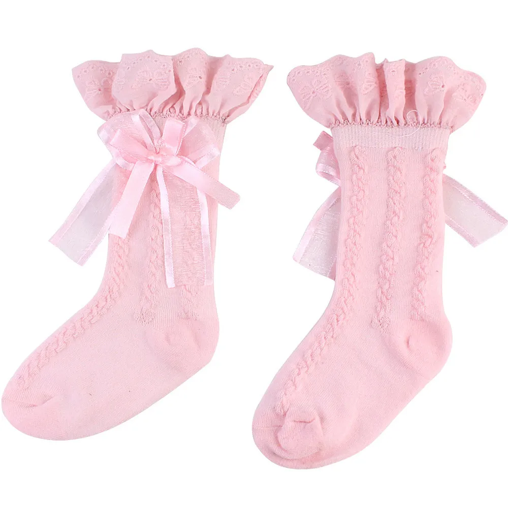 1 предмет носков милые летние хлопковые теплые и удобные носки с кружевом Детские ползунки для девочек высокие носки