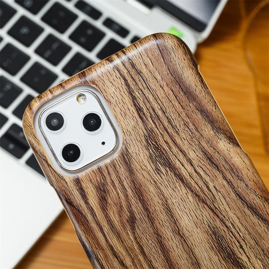 Mosunx для iPhone 11 Pro 5,8 дюйма/Макс дюйма Мягкий Деревянный гибкий ТПУ ударопрочный чехол защищает ваш телефон от царапин