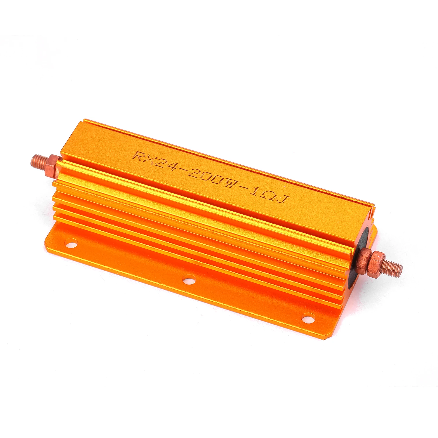 RX24 200 Вт 1ohm/2ohm/4ohm/8ohm/10ohm алюминиевый корпус сопротивление металлическая проволочная обмотка проволока обмотка резистор манекен дорога