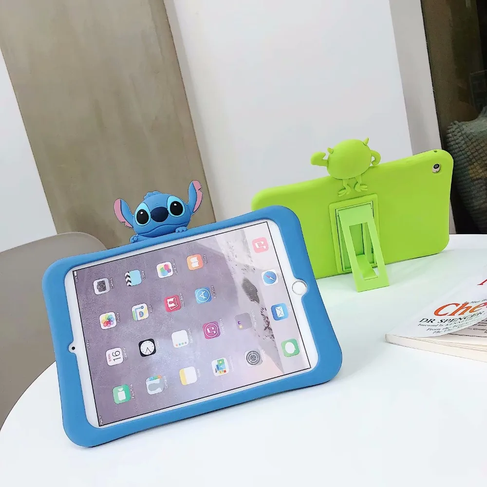 Мультяшный детский силиконовый чехол для IPad 7-го поколения для IPad 10,2, мягкая задняя крышка для нового IPad 10,2, чехол для планшета+ ручка