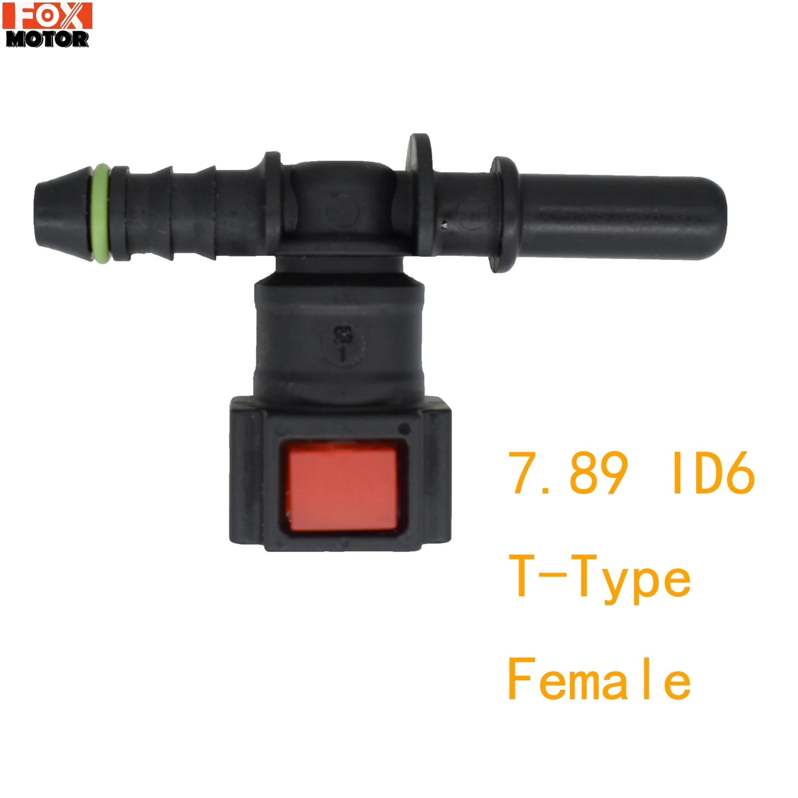 7.89 ID6 T-Type Coupling Fuel Line Hose Quick Connect Connector Plastic Pipe Injector for Car Plastic Pipe Fuel Pipes Fitting fuel line connector,hose coupler