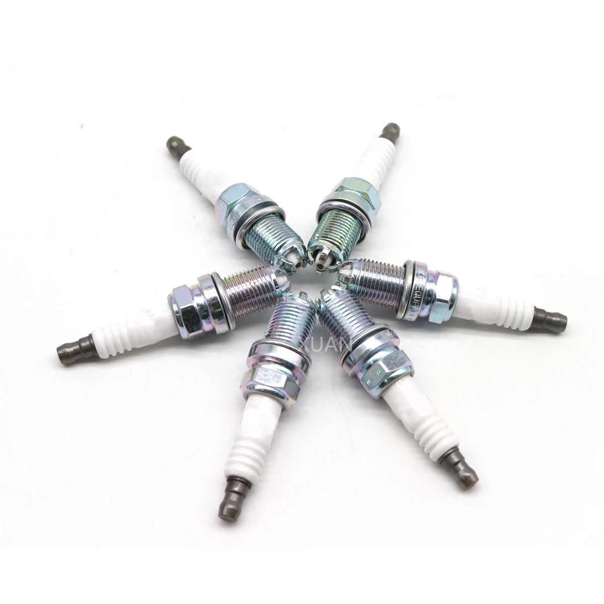 XUAN 6 шт./лот иридиевая Свеча зажигания 12120037607 для VOLKSWAGEN GOLF VOLVO MINI CADILLAC MORGAN PORSCHE ROLLS-ROYCE BKR6EQUP