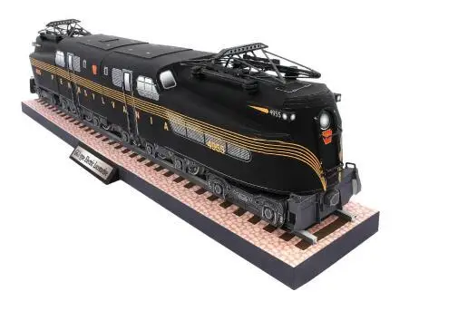 GGI Электрический локомотив DIY 3D бумажная карточка модель Конструкторы строительные игрушки развивающие игрушки Модель транспортного средства