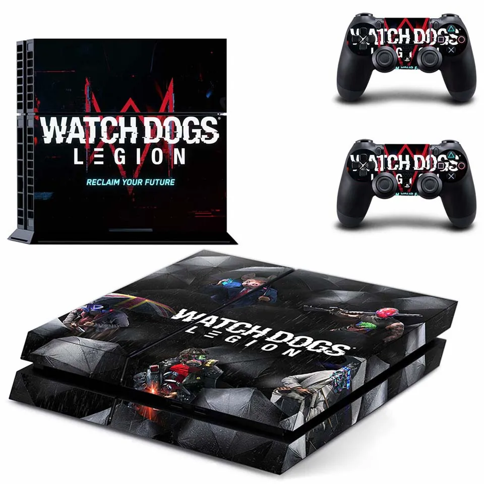 Все тело виниловые наклейки на кожу наклейка крышка для PS4 консоли и 2 шт. контроллеры кожи часы собаки