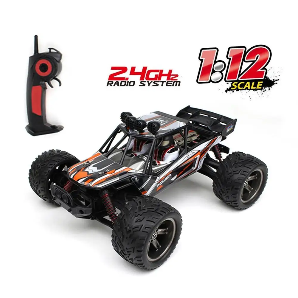 

2019 NEW 9120 1:12 RC Car Brushed Motors Drive Bigfoot Car 4WD Driving Desert RC Car Model Off-Road Vehicle Toy