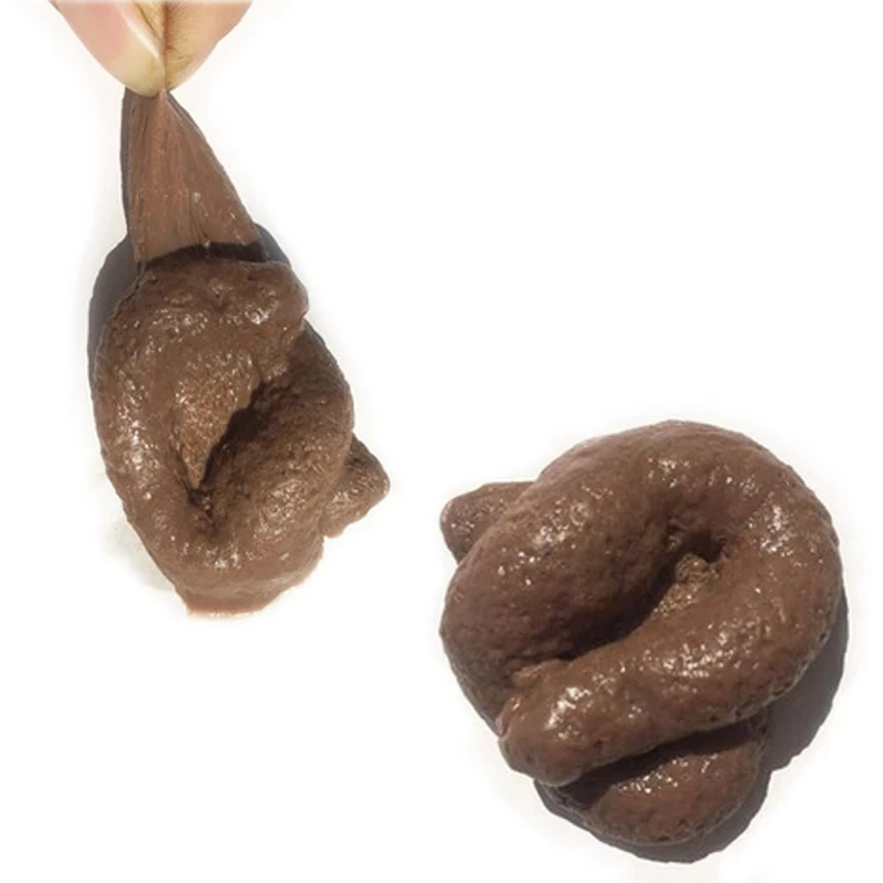 Realistic Shit Gift Funny Toys Fake Poop Piece of Prank Antistress Gadget Squish Joke Tricky Turd Mischief | Игрушки и хобби