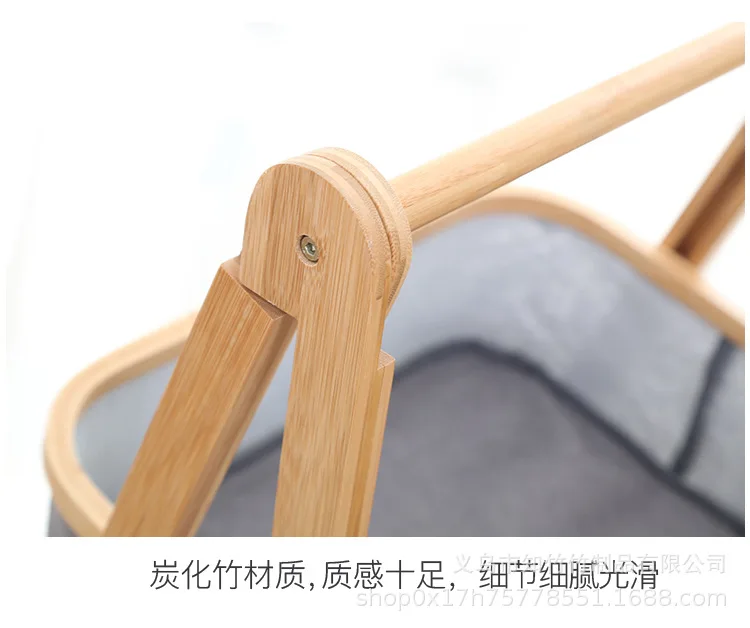 Home organization and storage room housewares simple northern european bathroom receiving rack snacks bamboo to accept baskets