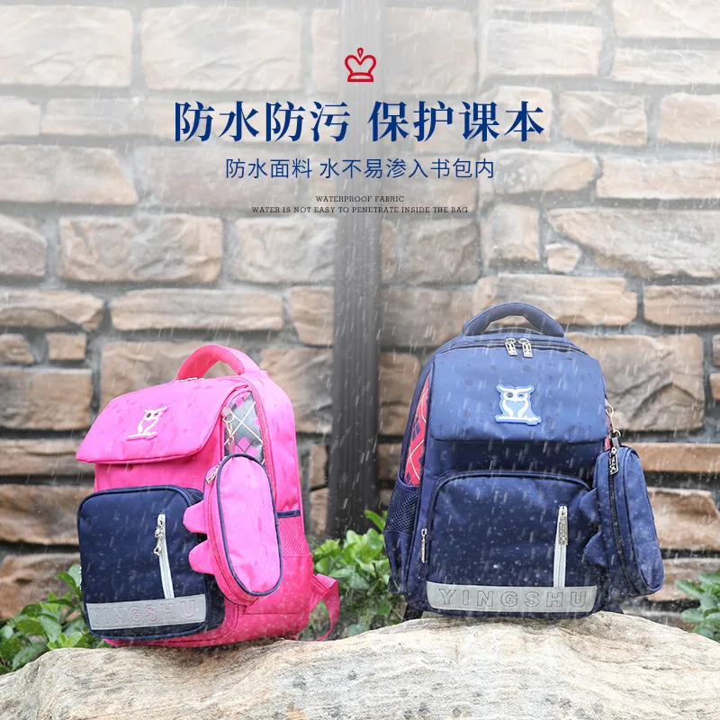 

New Style Men And Women Young STUDENT'S CHILDREN'S School Bags Multi-functional Contrast Color Japanese Style Style Backpack
