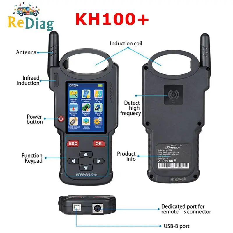 Оригинальный Lonsdor KH100 + ручной пульт дистанционного управления для