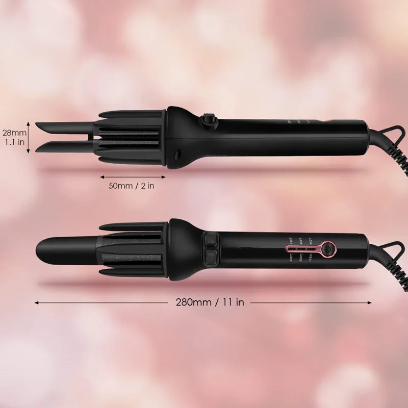 

Electric Hair Curler Automatic Hair Curling Wand Tourmaline Ceramic Instant Heat Hair Curling Iron Wavy Hair Curler Styling Tool
