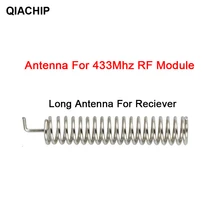 QIACHIP 20 zestaw 433MHz RF wiosna antena odbiornik RF moduł nadajnika 433 MHZ dla oświetlenie inteligentnego domu bezprzewodowy pilot Switc